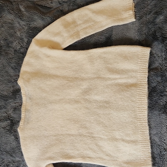 Beige mohair sweater des petit hauts - Picture 9 of 11